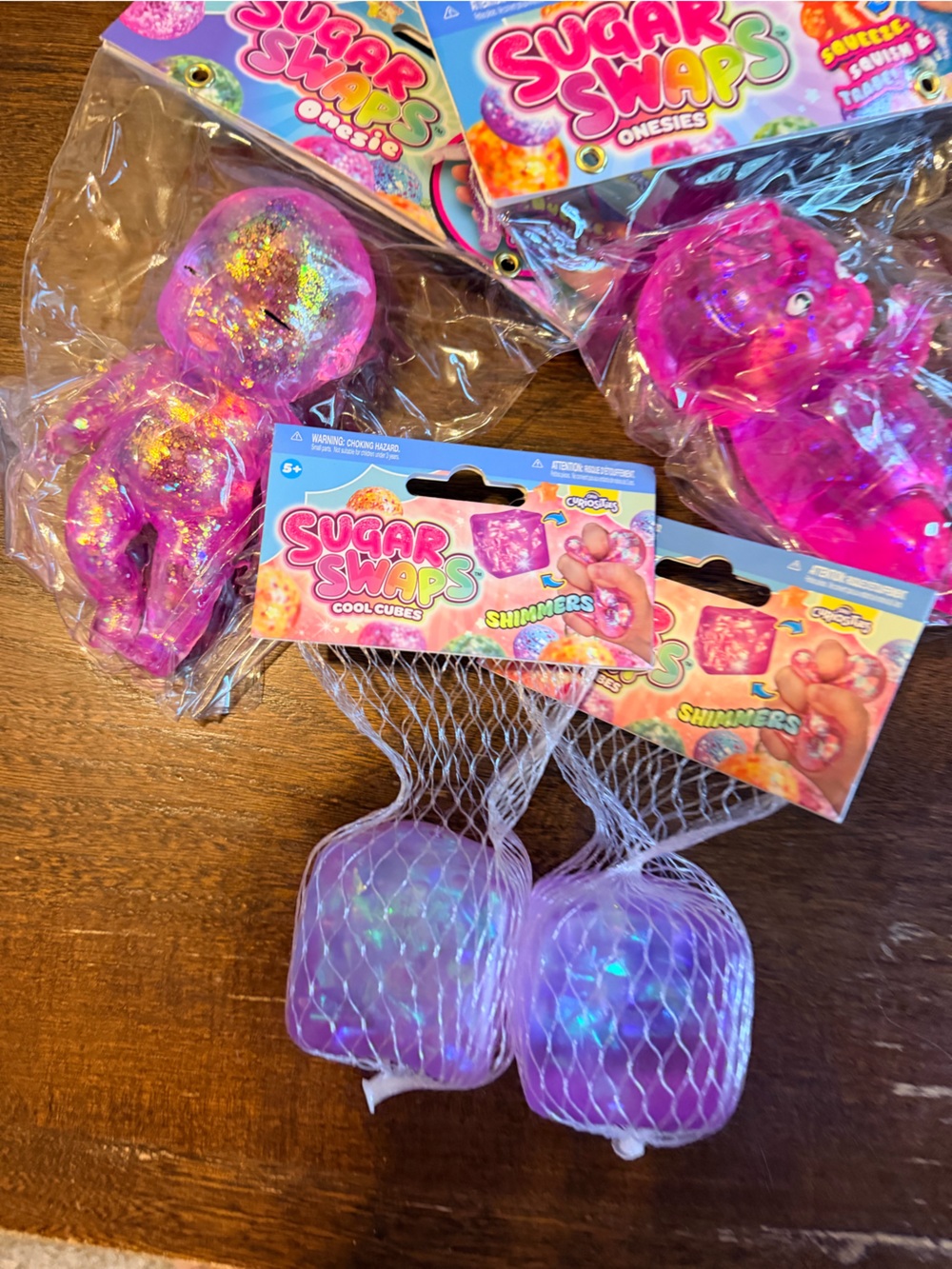 Sugar swaps- onesies 1st and 2nd edition, cool shimmer cubes